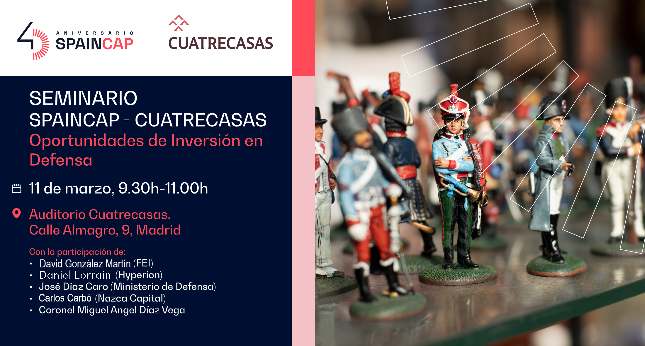 Seminario SpainCap - Cuatrecasas: "Oportunidades de inversión en Defensa"